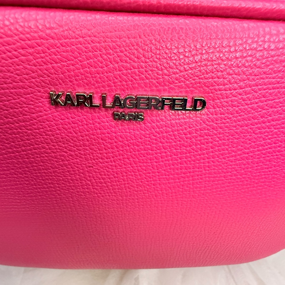 NWT Karl Lagerfeld Pink Crossbody Bag with matching coin purse - Picture 13 of 14